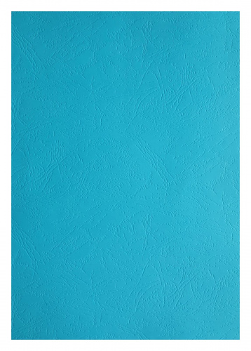 Обложки для переплета картонные, текстура кожа, 230г/м2, А4, синий морской